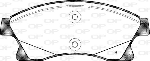 Open Parts BPA1431.12 - Bremžu uzliku kompl., Disku bremzes autodraugiem.lv