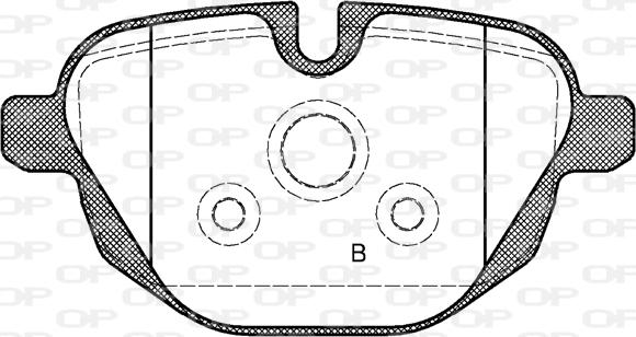 Open Parts BPA1421.00 - Bremžu uzliku kompl., Disku bremzes autodraugiem.lv