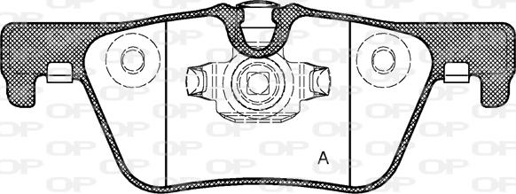 Open Parts BPA1476.00 - Bremžu uzliku kompl., Disku bremzes autodraugiem.lv