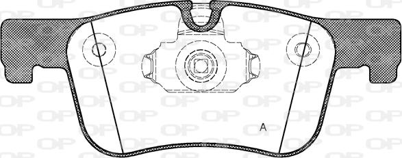 Open Parts BPA1478.00 - Bremžu uzliku kompl., Disku bremzes autodraugiem.lv