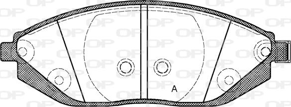 Open Parts BPA1472.02 - Bremžu uzliku kompl., Disku bremzes autodraugiem.lv