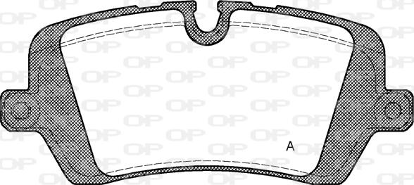 Open Parts BPA1541.00 - Bremžu uzliku kompl., Disku bremzes autodraugiem.lv
