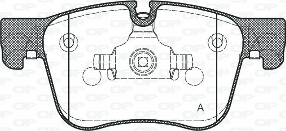 Open Parts BPA1560.10 - Bremžu uzliku kompl., Disku bremzes autodraugiem.lv