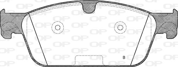 Open Parts BPA1511.00 - Bremžu uzliku kompl., Disku bremzes autodraugiem.lv