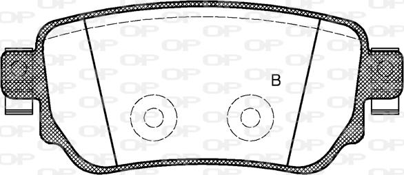 Open Parts BPA1582.02 - Bremžu uzliku kompl., Disku bremzes autodraugiem.lv