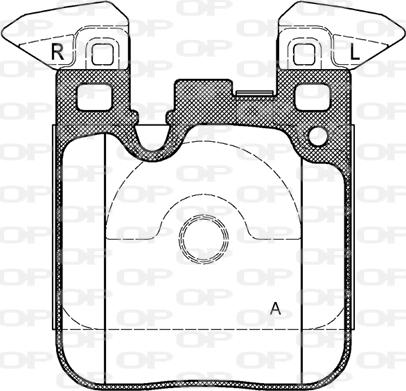 Open Parts BPA1539.00 - Bremžu uzliku kompl., Disku bremzes autodraugiem.lv