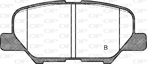 Open Parts BPA1536.02 - Bremžu uzliku kompl., Disku bremzes autodraugiem.lv