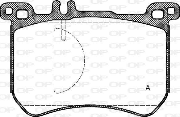 Open Parts BPA1533.00 - Bremžu uzliku kompl., Disku bremzes autodraugiem.lv