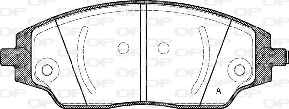 Open Parts BPA1537.02 - Bremžu uzliku kompl., Disku bremzes autodraugiem.lv