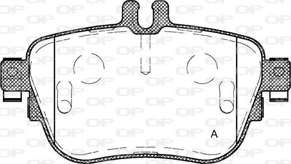 Open Parts BPA1699.00 - Bremžu uzliku kompl., Disku bremzes autodraugiem.lv