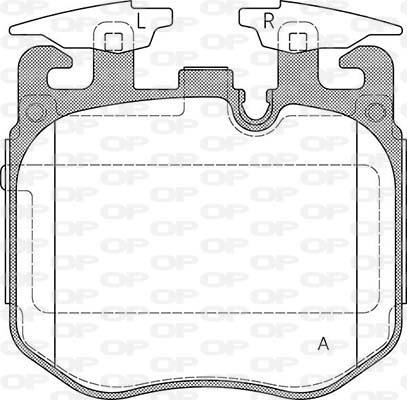 Open Parts BPA1690.00 - Bremžu uzliku kompl., Disku bremzes autodraugiem.lv