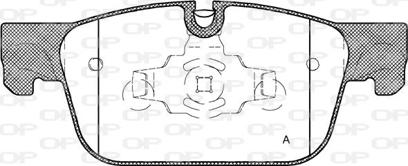 Open Parts BPA1692.10 - Bremžu uzliku kompl., Disku bremzes autodraugiem.lv