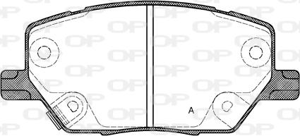 Open Parts BPA1640.02 - Bremžu uzliku kompl., Disku bremzes autodraugiem.lv