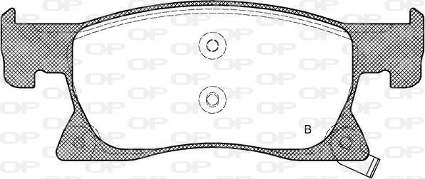 Open Parts BPA1681.02 - Bremžu uzliku kompl., Disku bremzes autodraugiem.lv