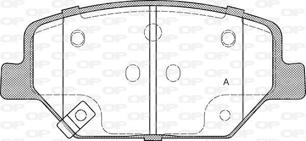 Open Parts BPA1631.02 - Bremžu uzliku kompl., Disku bremzes autodraugiem.lv