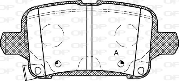 Open Parts BPA1628.02 - Bremžu uzliku kompl., Disku bremzes autodraugiem.lv