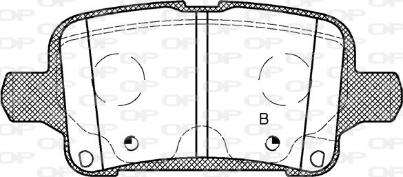 Open Parts BPA1628.02 - Bremžu uzliku kompl., Disku bremzes autodraugiem.lv