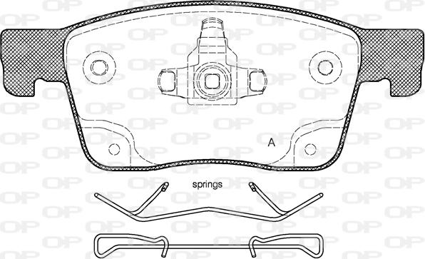 Open Parts BPA1679.02 - Bremžu uzliku kompl., Disku bremzes autodraugiem.lv