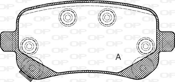 Open Parts BPA1095.02 - Bremžu uzliku kompl., Disku bremzes autodraugiem.lv