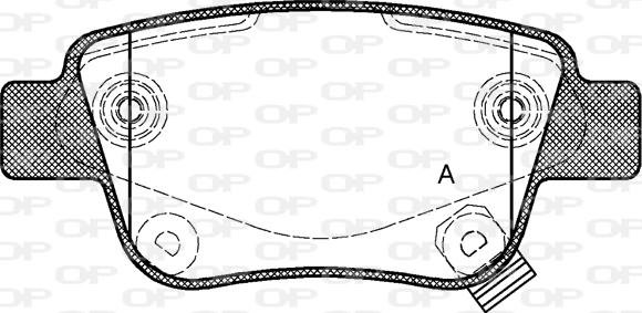 Open Parts BPA1047.02 - Bremžu uzliku kompl., Disku bremzes autodraugiem.lv