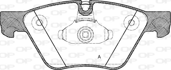 Open Parts BPA1052.30 - Bremžu uzliku kompl., Disku bremzes autodraugiem.lv