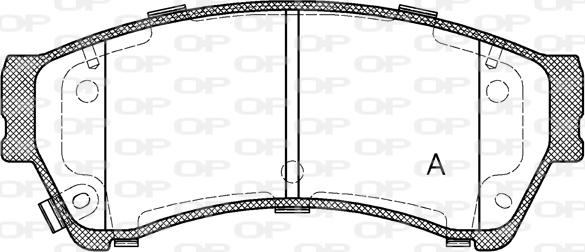 Open Parts BPA1196.02 - Bremžu uzliku kompl., Disku bremzes autodraugiem.lv