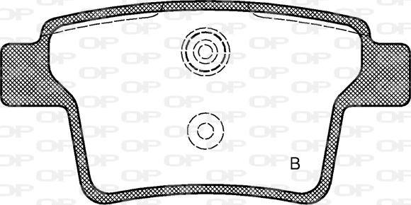 Open Parts BPA1149.10 - Bremžu uzliku kompl., Disku bremzes autodraugiem.lv