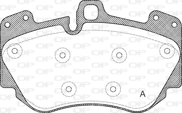 Open Parts BPA1140.10 - Bremžu uzliku kompl., Disku bremzes autodraugiem.lv