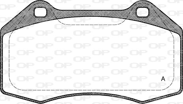 Open Parts BPA1113.00 - Bremžu uzliku kompl., Disku bremzes autodraugiem.lv