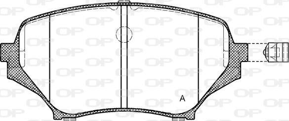 Open Parts BPA1189.01 - Bremžu uzliku kompl., Disku bremzes autodraugiem.lv