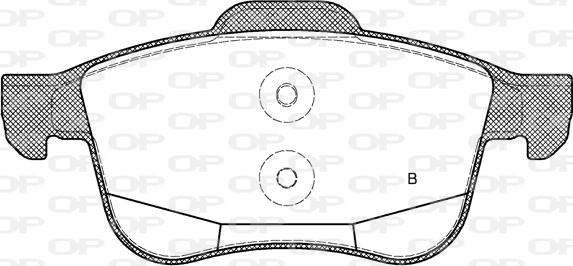 Open Parts BPA1183.12 - Bremžu uzliku kompl., Disku bremzes autodraugiem.lv