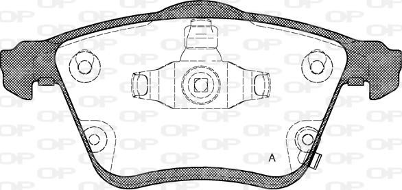 Open Parts BPA1182.02 - Bremžu uzliku kompl., Disku bremzes autodraugiem.lv