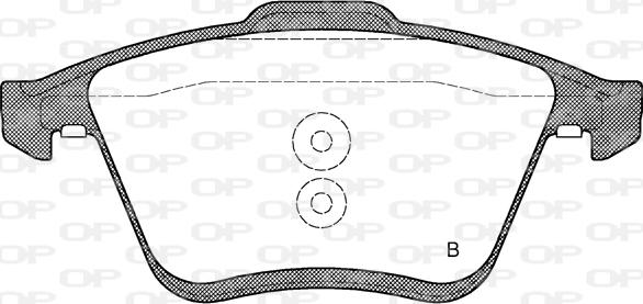 Open Parts BPA1182.02 - Bremžu uzliku kompl., Disku bremzes autodraugiem.lv