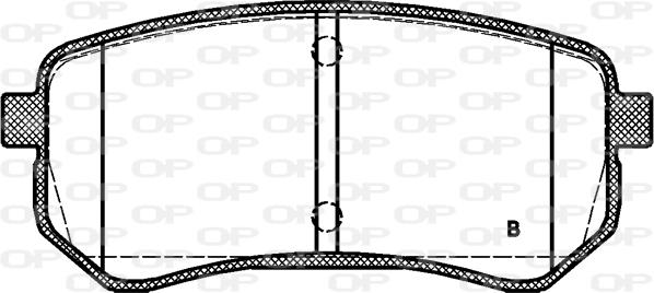 Open Parts BPA1135.02 - Bremžu uzliku kompl., Disku bremzes autodraugiem.lv