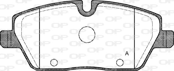 Open Parts BPA1131.00 - Bremžu uzliku kompl., Disku bremzes autodraugiem.lv