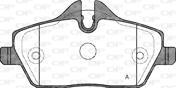 Open Parts BPA1131.10 - Bremžu uzliku kompl., Disku bremzes autodraugiem.lv