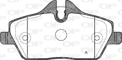 Open Parts BPA1131.30 - Bremžu uzliku kompl., Disku bremzes autodraugiem.lv