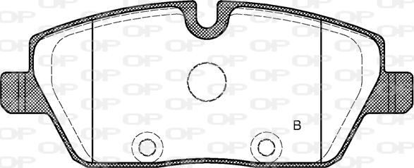 Open Parts BPA1131.30 - Bremžu uzliku kompl., Disku bremzes autodraugiem.lv