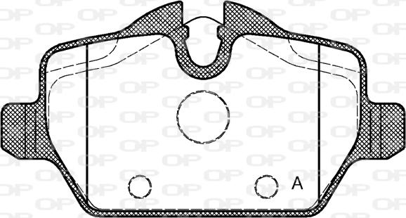 Open Parts BPA1132.00 - Bremžu uzliku kompl., Disku bremzes autodraugiem.lv