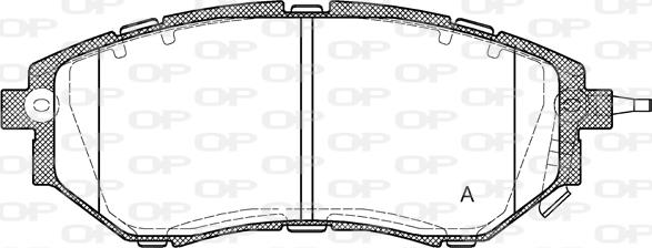 Open Parts BPA1137.02 - Bremžu uzliku kompl., Disku bremzes autodraugiem.lv