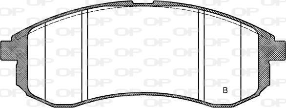 Open Parts BPA1129.01 - Bremžu uzliku kompl., Disku bremzes autodraugiem.lv