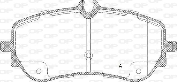 Open Parts BPA1848.00 - Bremžu uzliku kompl., Disku bremzes autodraugiem.lv
