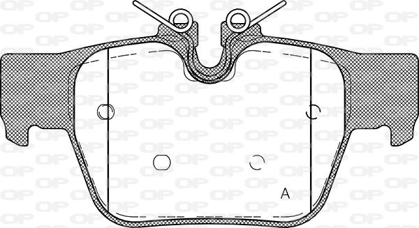 Open Parts BPA1868.00 - Bremžu uzliku kompl., Disku bremzes autodraugiem.lv