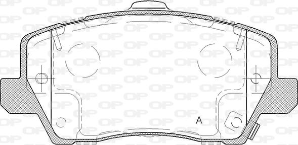 Open Parts BPA1803.02 - Bremžu uzliku kompl., Disku bremzes autodraugiem.lv