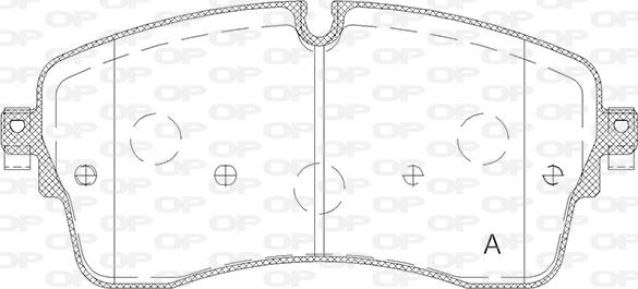 Open Parts BPA1815.00 - Bremžu uzliku kompl., Disku bremzes autodraugiem.lv