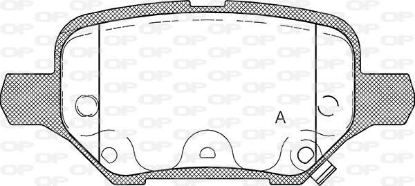 Open Parts BPA1810.02 - Bremžu uzliku kompl., Disku bremzes autodraugiem.lv