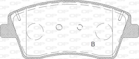 Open Parts BPA1818.00 - Bremžu uzliku kompl., Disku bremzes autodraugiem.lv