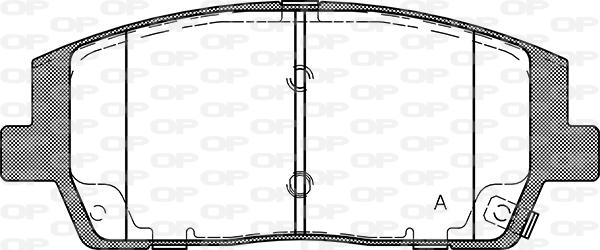 Open Parts BPA1880.02 - Bremžu uzliku kompl., Disku bremzes autodraugiem.lv