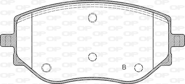 Open Parts BPA1887.00 - Bremžu uzliku kompl., Disku bremzes autodraugiem.lv