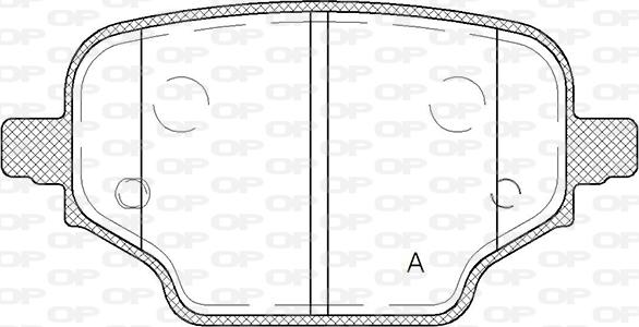 Open Parts BPA1837.00 - Bremžu uzliku kompl., Disku bremzes autodraugiem.lv
